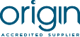 origin accredited supplier logo
